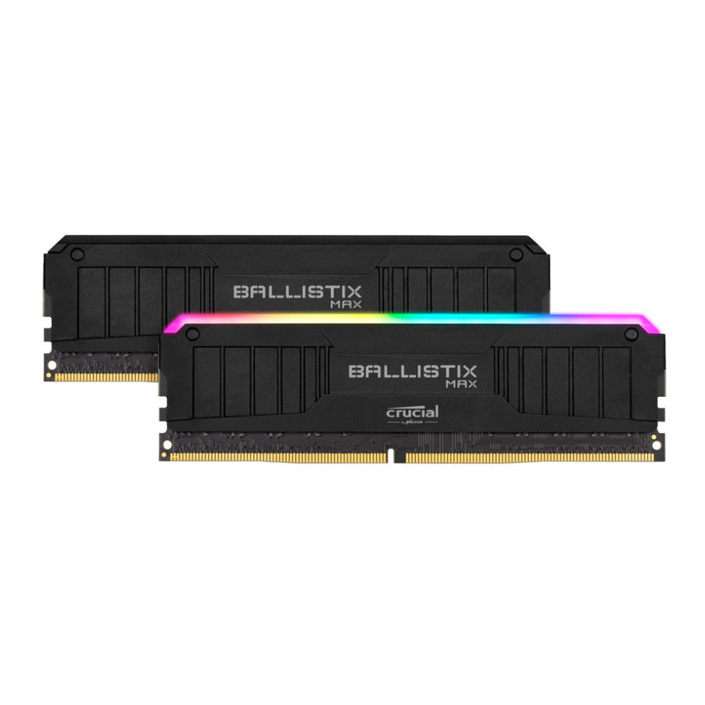 Crucial Ballistix MAX CL18 UDIMM 32GB DDR4 Memory Kit (2 x 16GB, Black RGB)
