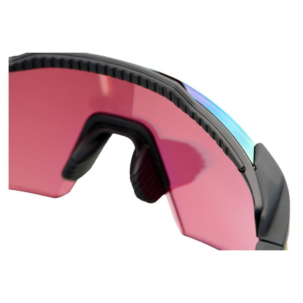 100% - Soft Tact Black - HiPER Red Multilayer Mirror Lens