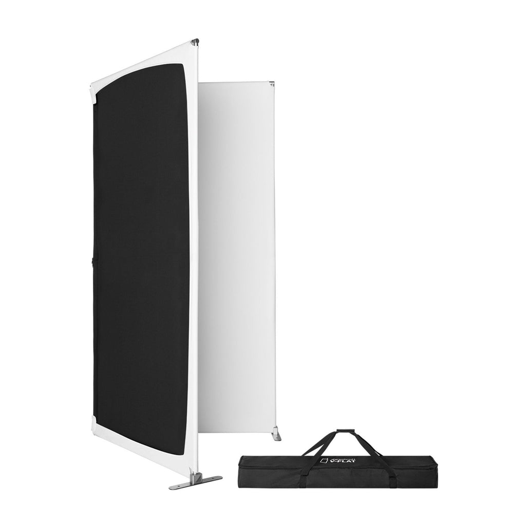 Westcott V-Flat with Dual-Sided Reflective Panels Collapsible Frame and Carry Case (White and Black)