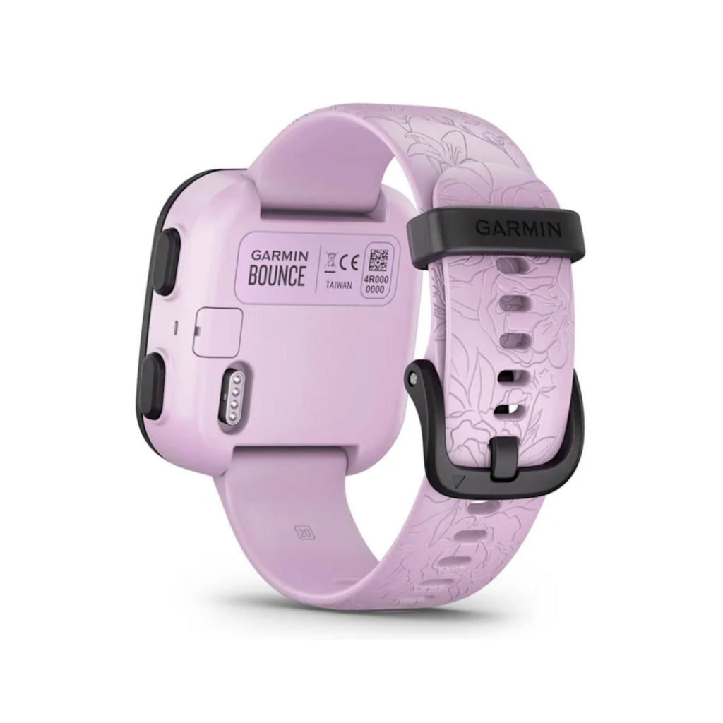 Garmin Bounce Kids GPS Smartwatch (Lilac Floral)