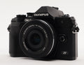 Olympus OM-D E-M10 Mark IV Camera (Black) & M.Zuiko Digital ED 14-42mm Lens Kit (Used)