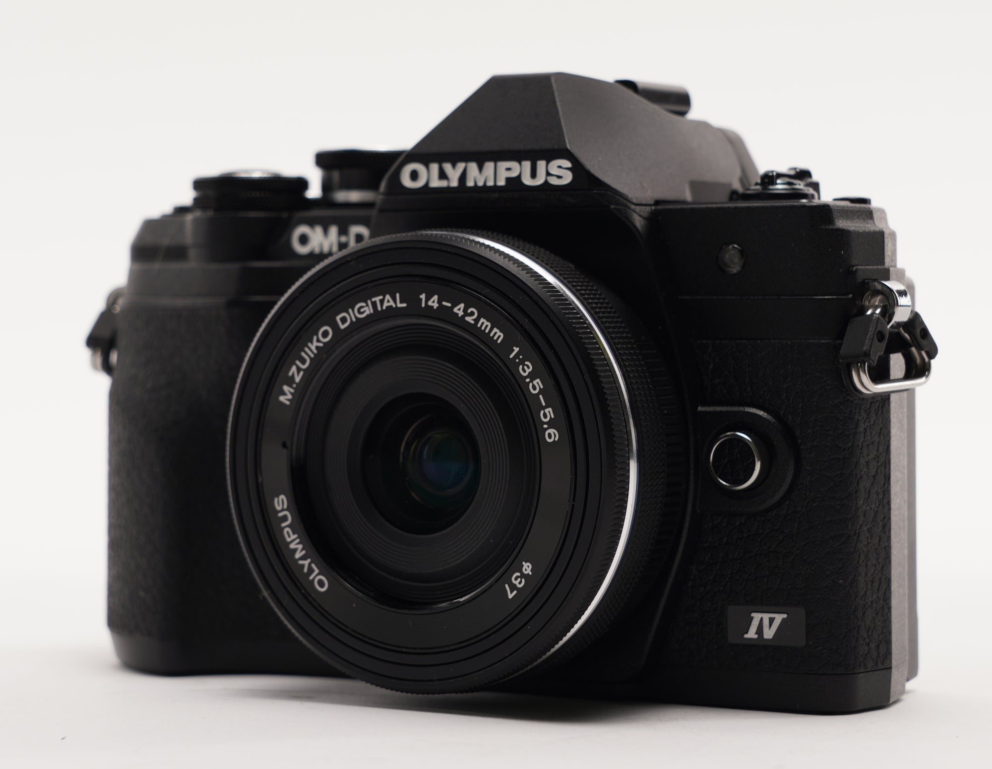 Olympus OM-D E-M10 Mark IV Camera (Black) & M.Zuiko Digital ED 14-42mm Lens Kit (Used)