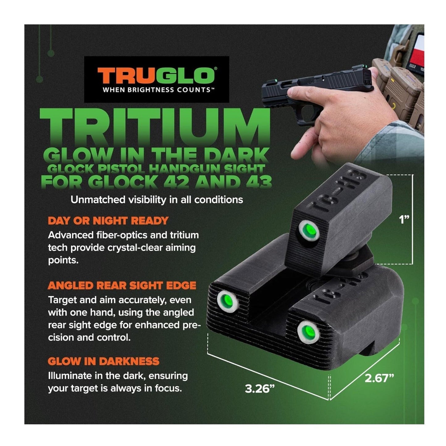 TruGlo Trit Glock 42/43 Set