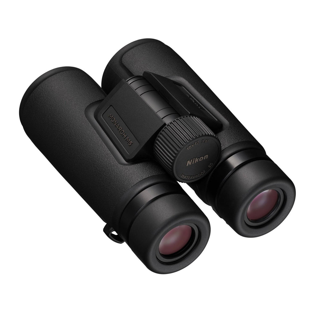 Nikon Monarch M5 10x42 Binoculars with Hat and Accessory Bundle