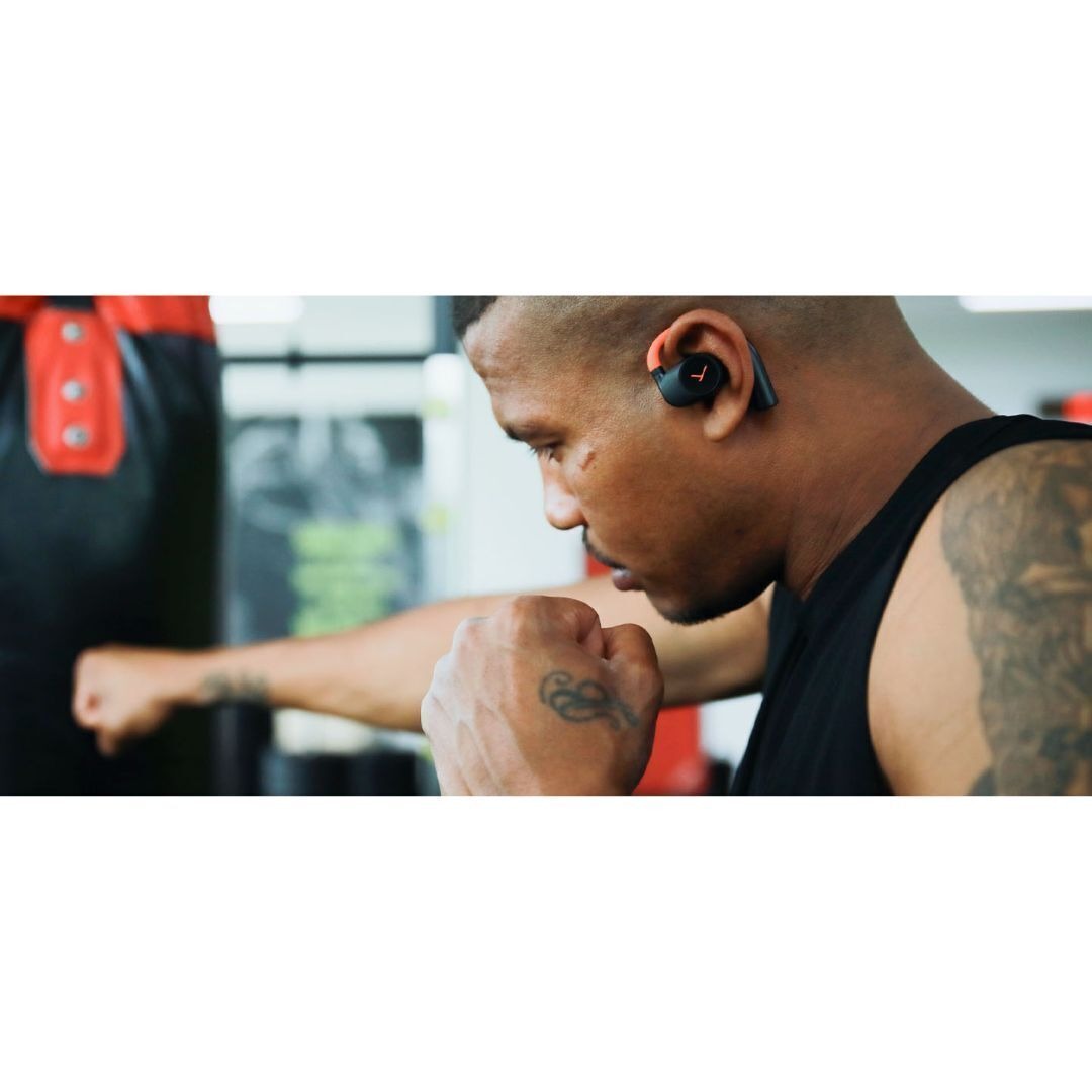 Beyerdynamic Verio 200 Sport Open True Wireless Earphones with Charging Case (Black/Orange)