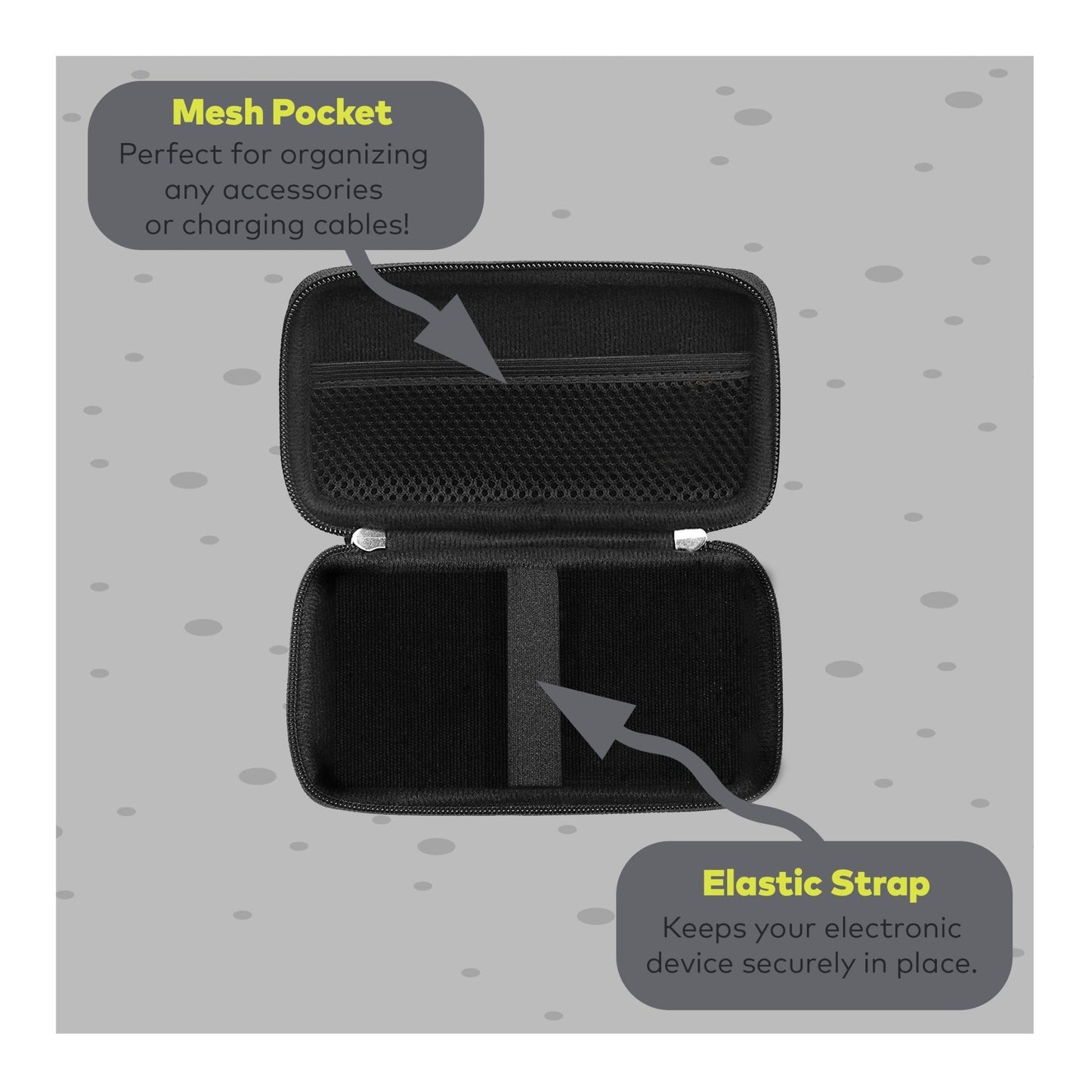 Knox Gear Travel Organizer and Storage Case for Electronics/Accessories