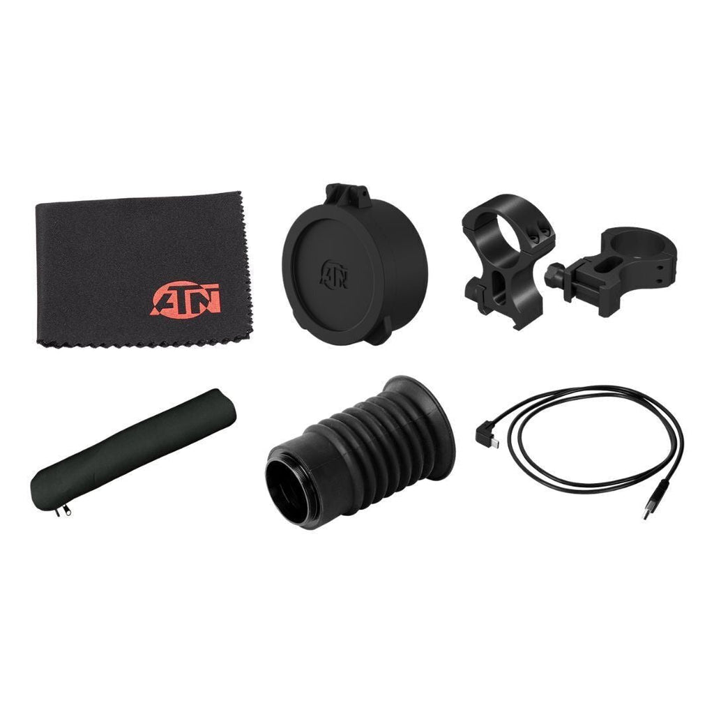 ATN Thor 5 640 2-16x Smart HD Thermal Rifle Scope with SharpIR AI Tech and Gen V Quad Core (Black)