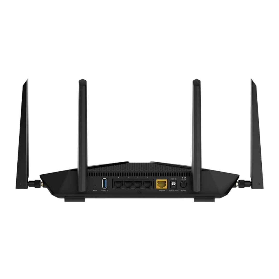 NETGEAR Nighthawk AX2400 Wi-Fi 6 Router, 5-Stream Dual-Band, NETGEAR Armor (Black) (Certified Refurbished)