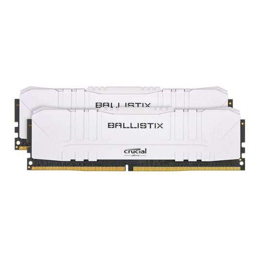 Crucial Ballistix 16GB DDR4-3600 UDIMM RAM Desktop Memory Kit (2x8GB, White)