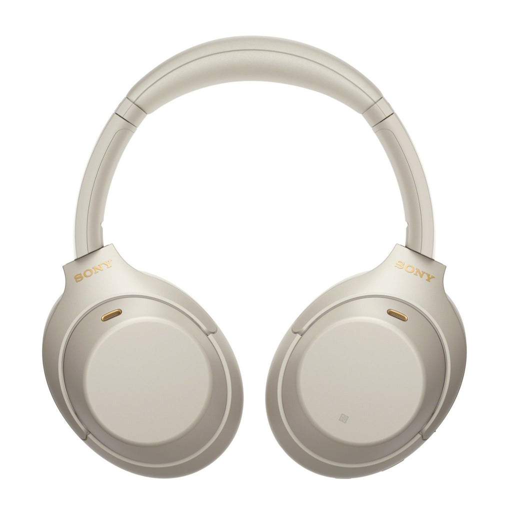 Sony WH-1000XM4 Wireless Noise Canceling Over-Ear Headphones (Silver) Bundle