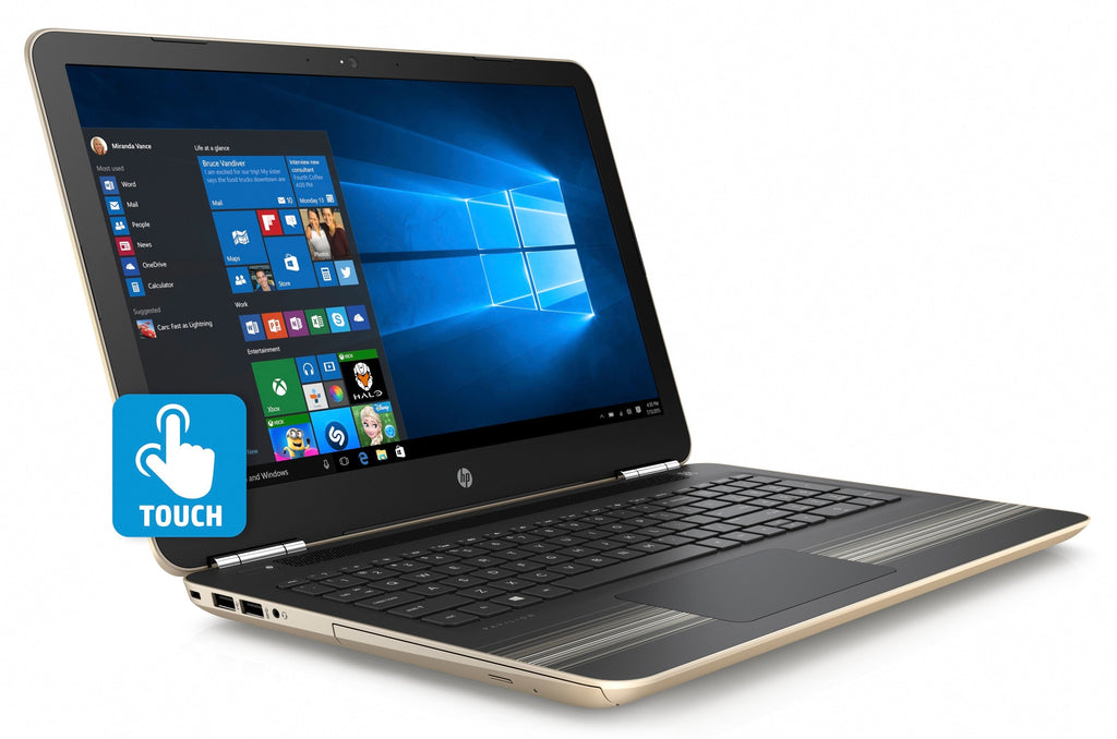 HP Pavilion 15 15.6" Full HD Touchscreen Laptop, Intel Core i7-6500U, 12GB RAM (Refurbished)