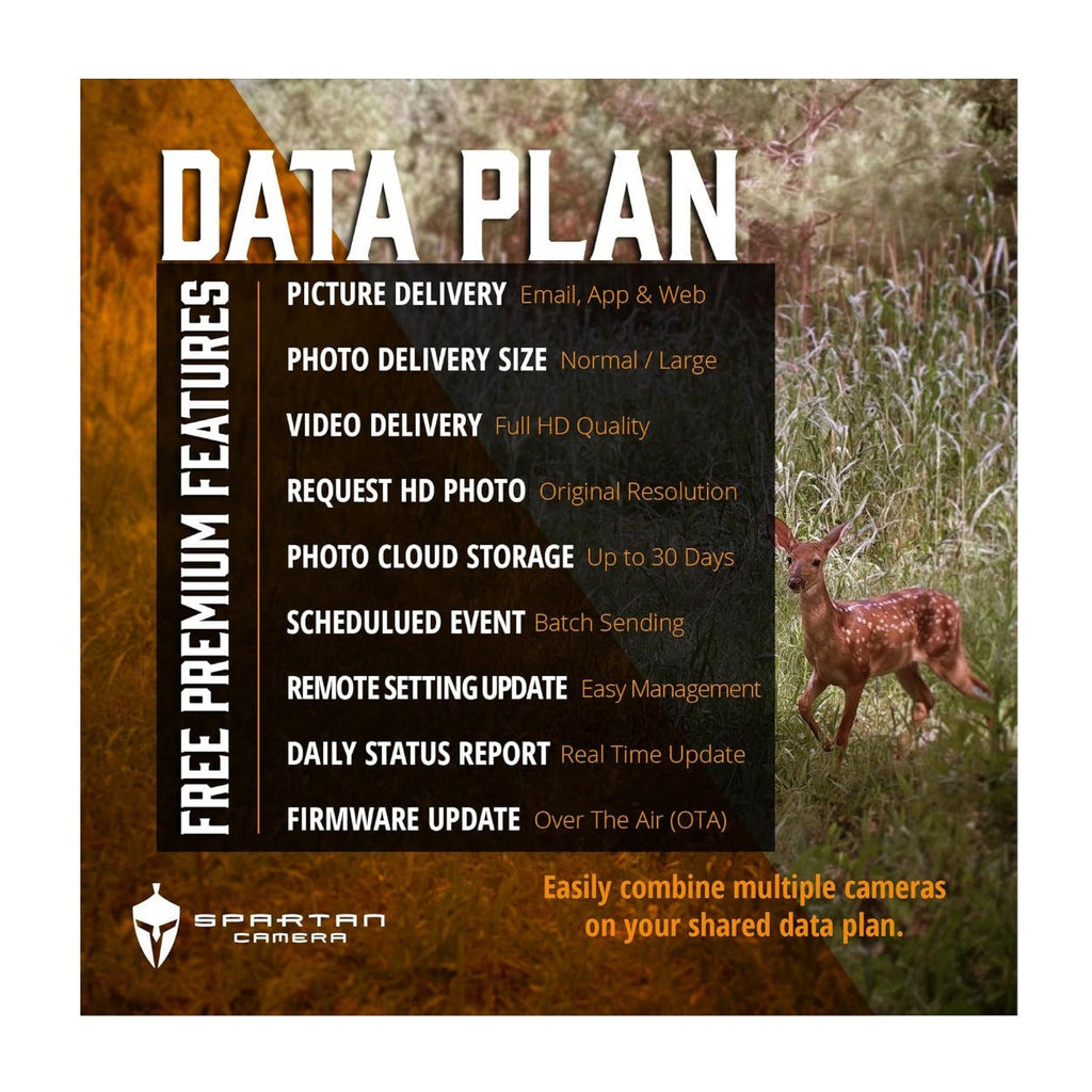 Spartan GoLive2 4G/LTE Trail Camera 2-Pack Bundle with 32GB Memory Card & Reader