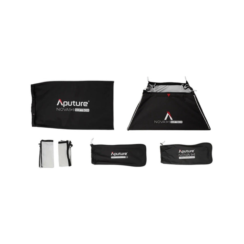 Aputure NOVA II 1x1 Softbox with Dual Diffusion & 45-Degree Light Control Grid
