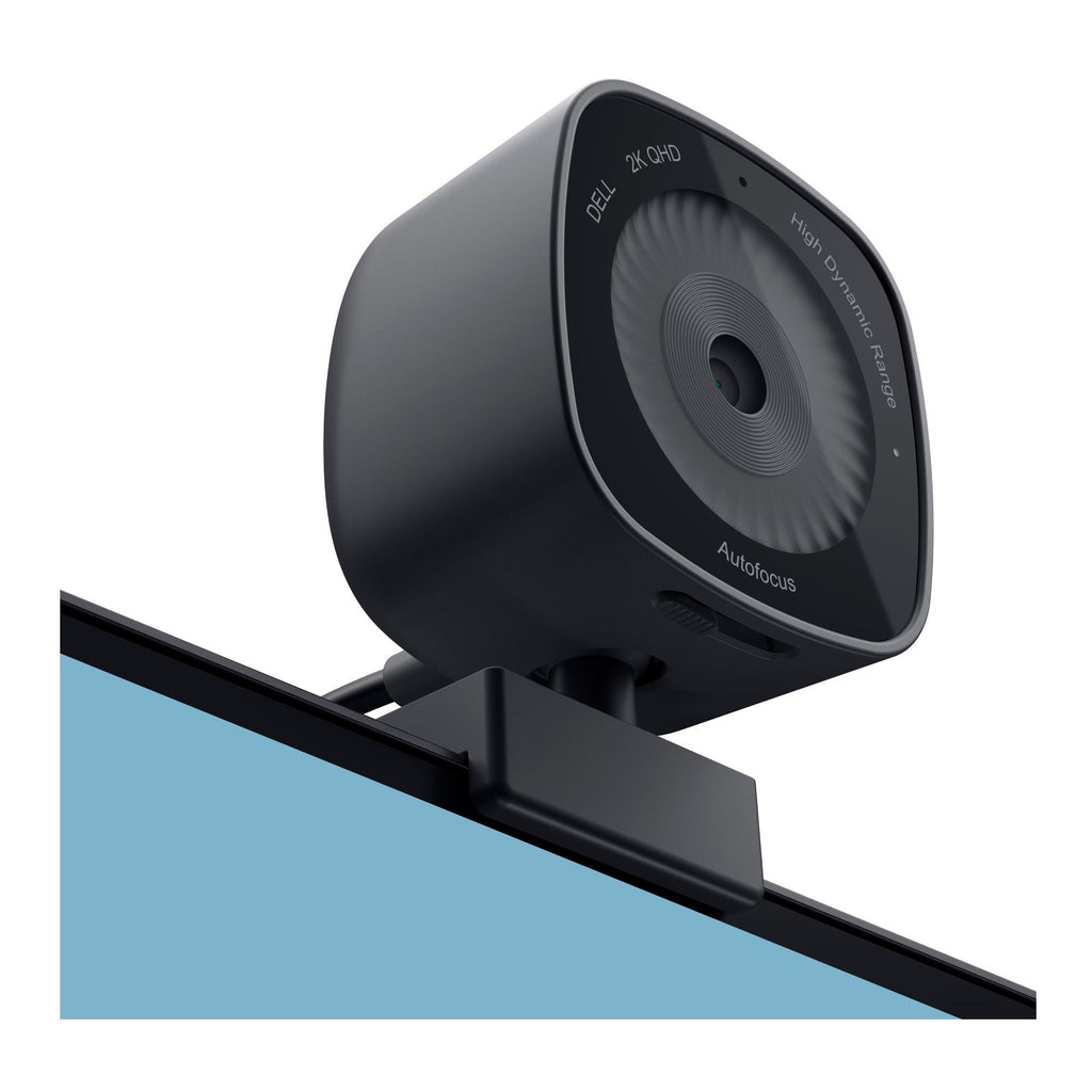 Dell WB3023 2K QHD/FHD/HD Webcam with Sony Sensor and f2.0 Aperture (Black)