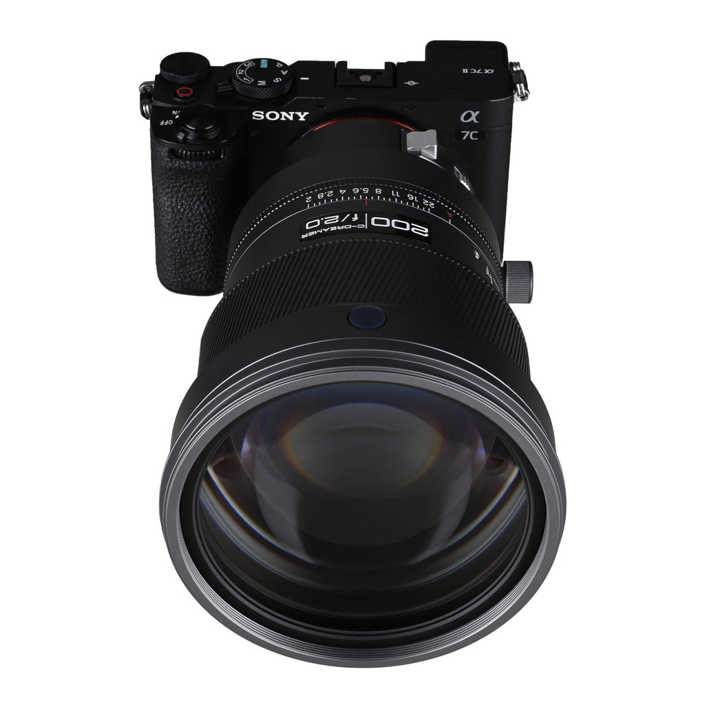Laowa 200mm f/2 AF FF Telephoto Prime Lens (Sony E, Gray)