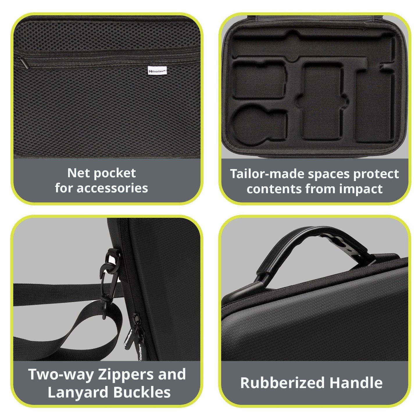 Knox Gear Portable Storage and Carrying Case and Refresh 1-Year Plan (Physical Card) Bundle