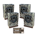Browning Trail Cameras Sub Micro Cell Security Box (4-Pack) and Card Reader Bundle