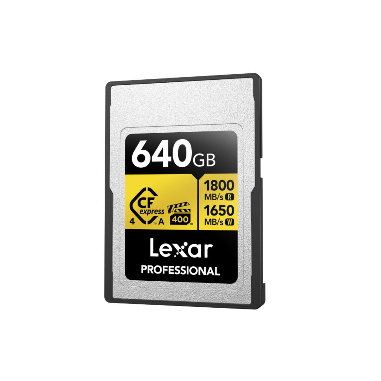 Lexar 640GB Professional GOLD CFexpress 4.0 Type A Memory Card