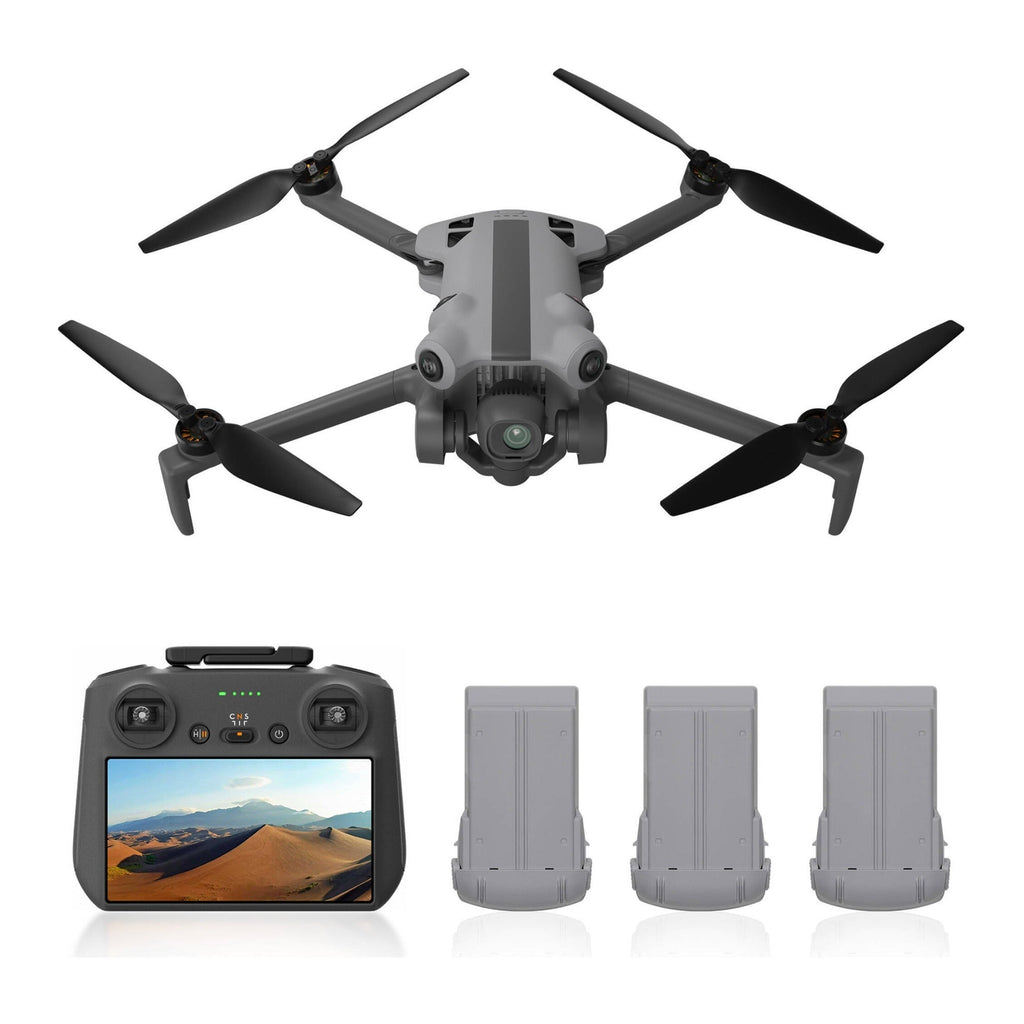 SKYROVER X1 Drone Fly More Combo with Remote Screen Controller (Gray)