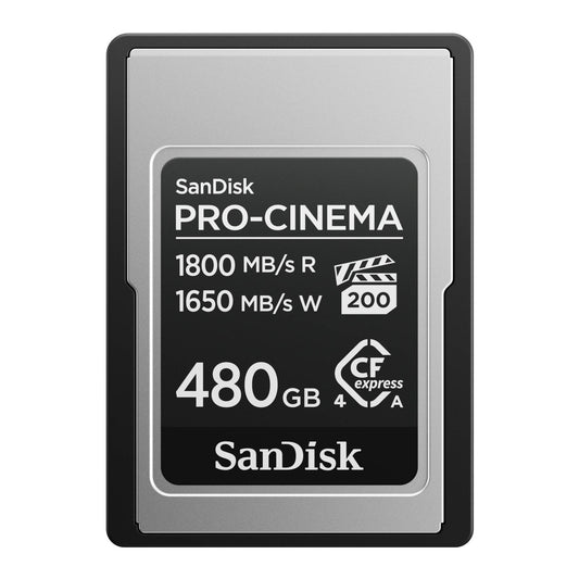 SanDisk 480GB PRO-CINEMA CFexpress Type A Memory Card