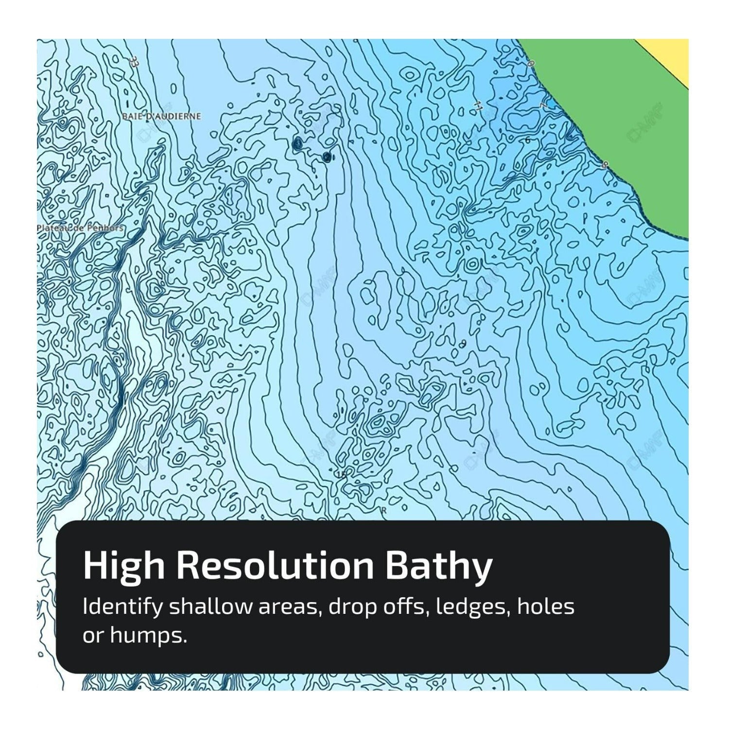 C-MAP Reveal - US Lakes North Central, Map Card for Marine GPS Navigation