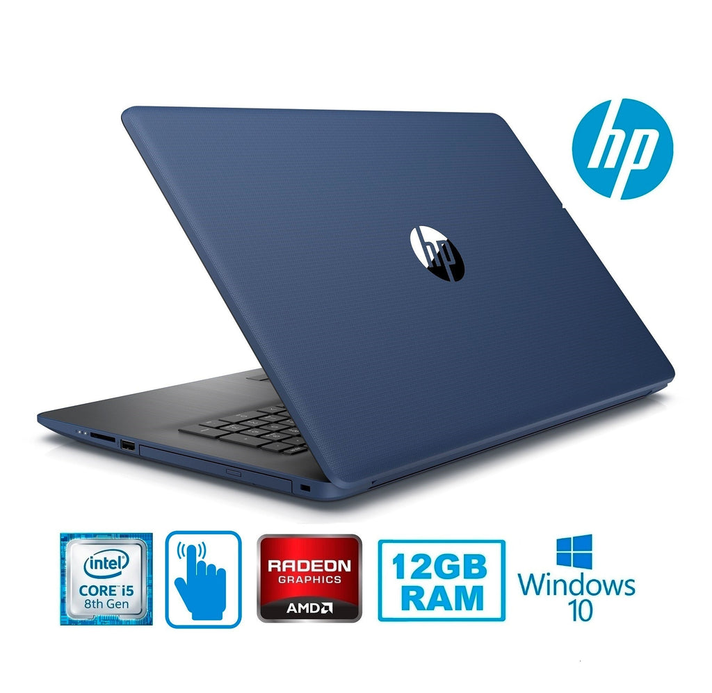 HP 17-BY00 17.3" Touchscreen Laptop, Intel Core i5-8250U, 12GB RAM, 1TB HDD, Radeon 530 2GB (Certified Refurbished)
