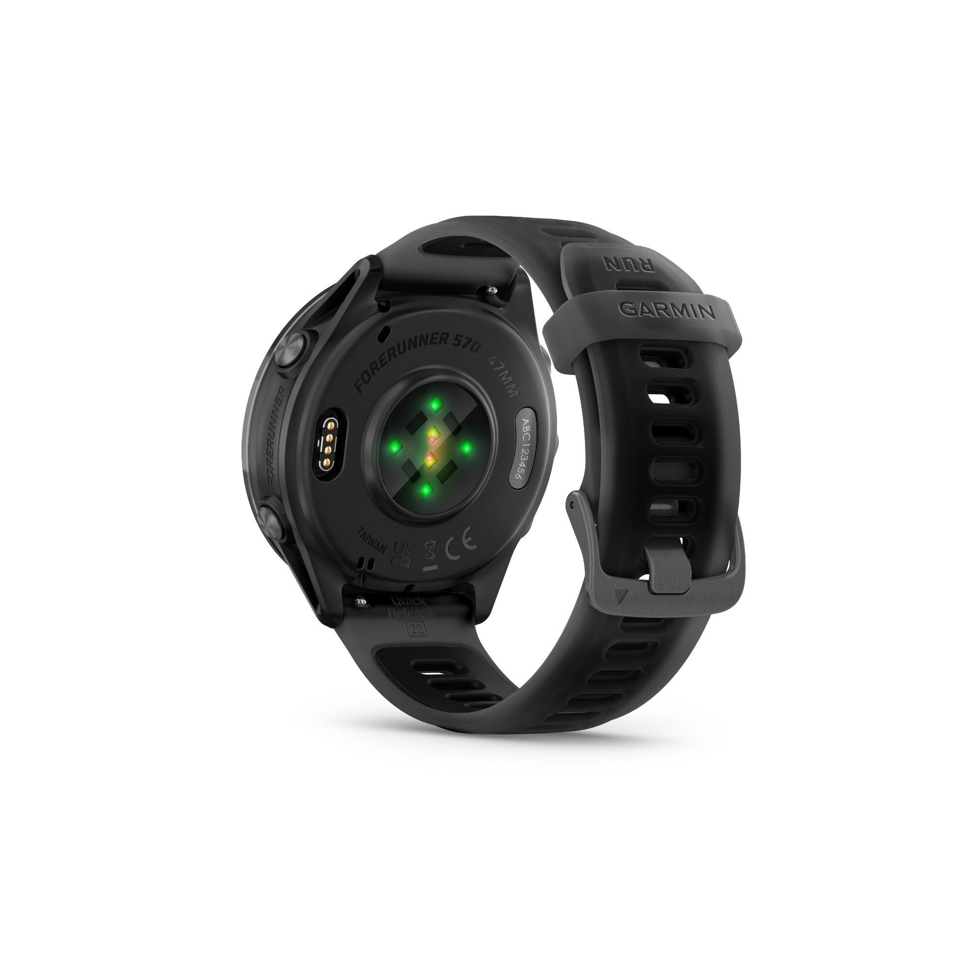 Garmin Forerunner 570 47mm Slate Gray Aluminum/Translucent Black Band Bundle