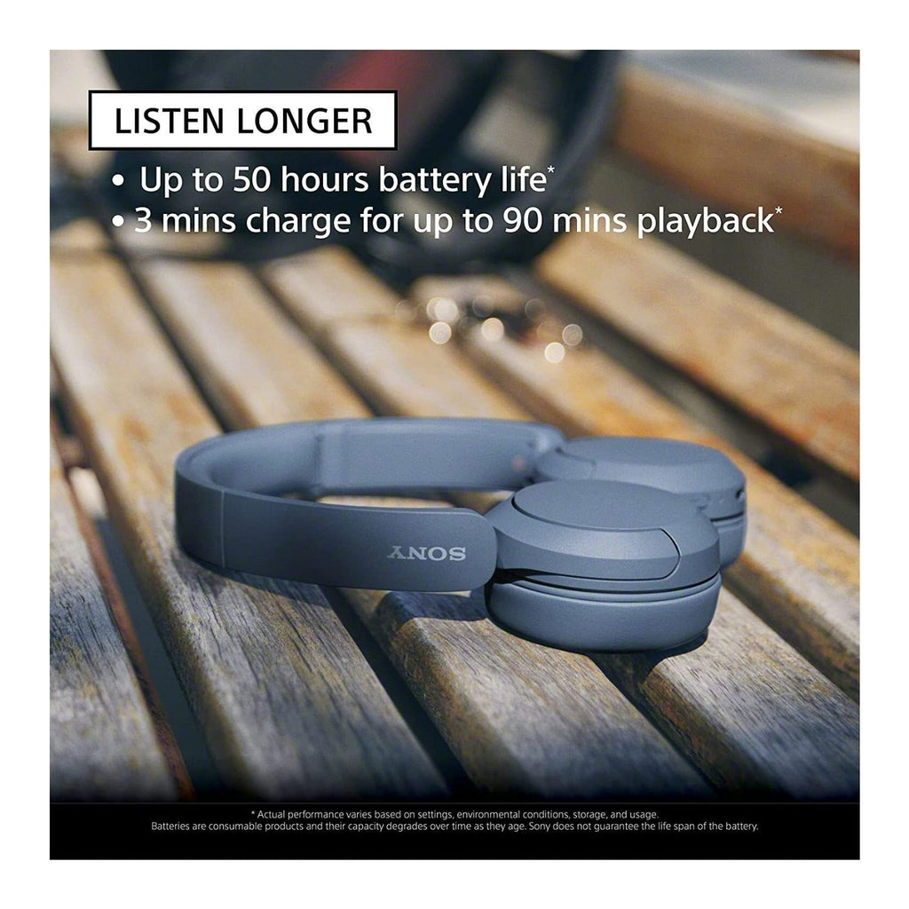 Sony WH-CH520 Wireless Bluetooth On-Ear Headset (Black) with Hard Case