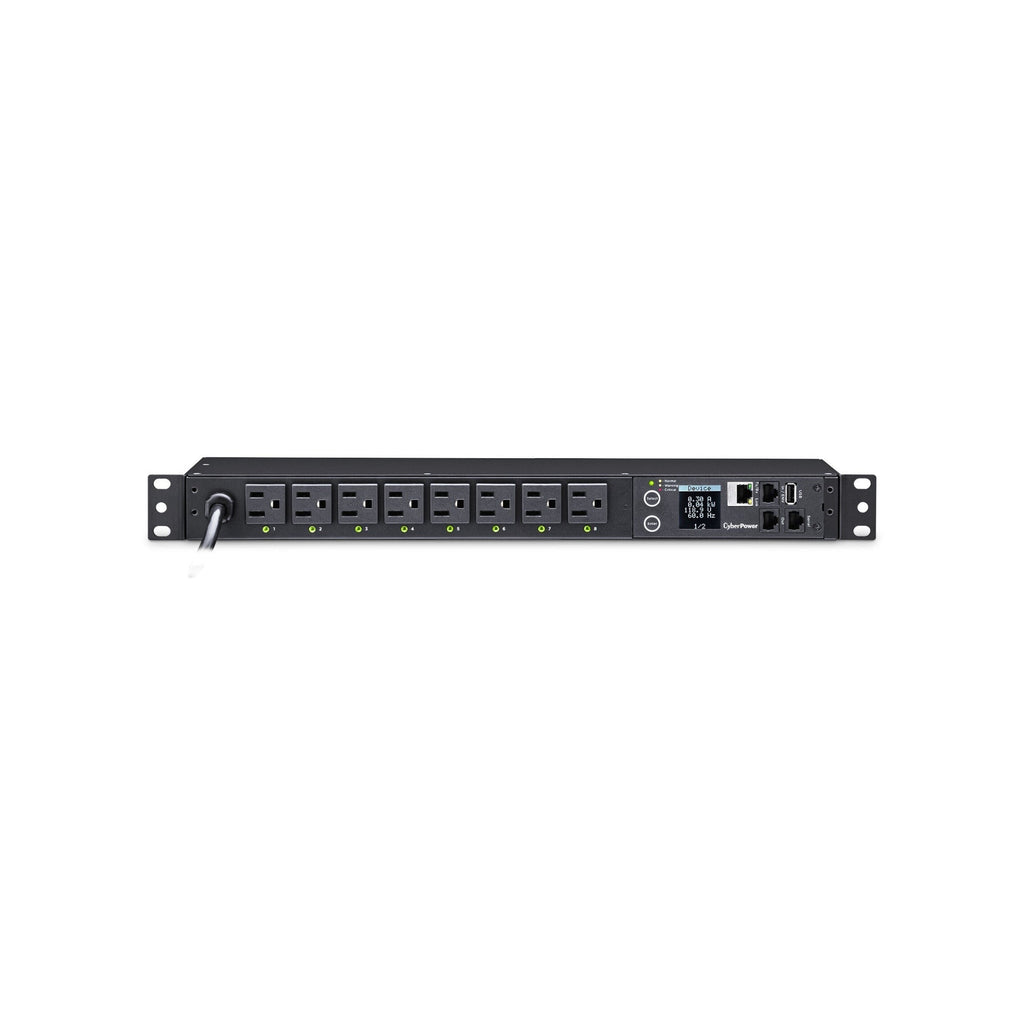CyberPower PDU41001 Switched PDU (Derated to 12A), 8 Outlets, 1U Rackmount