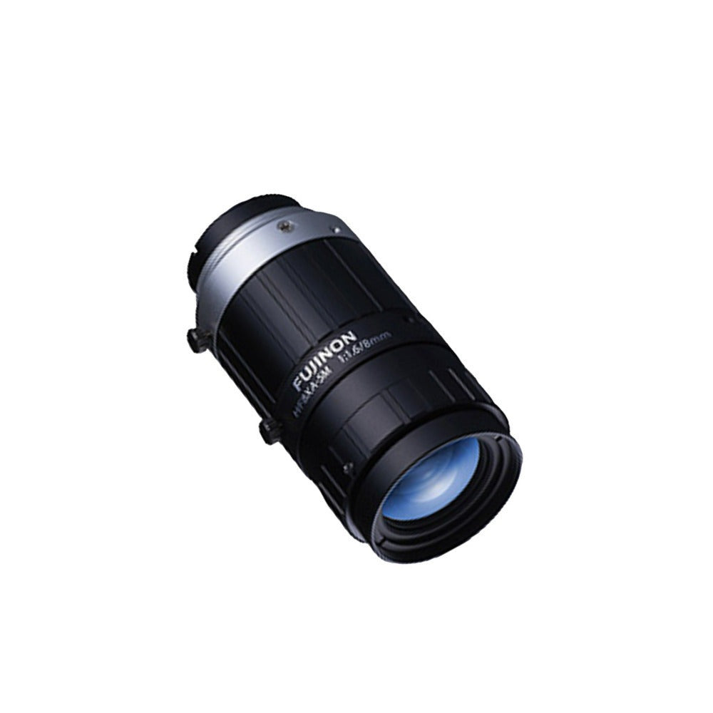 Fujinon HF8XA-5M 2/3-Inch 8mm F1.6 Manual Iris Low Distortion C-Mount Lens