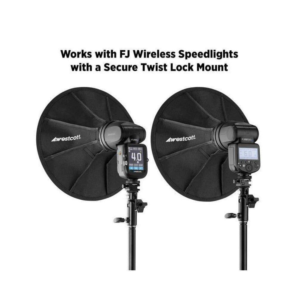 Westcott FJ80-SE M Universal 80Ws Speedlight and FJ80 Pocket Box Pack (Black)