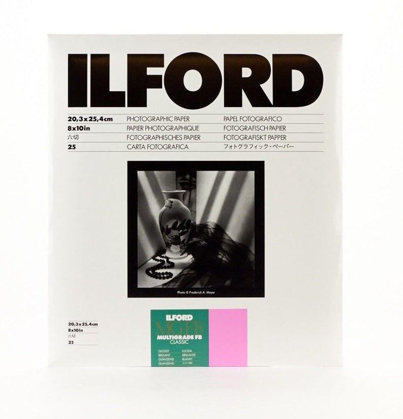 Ilford Multigrade FB Classic Glossy Photo Paper (8 x 10/ 25 Sheets)
