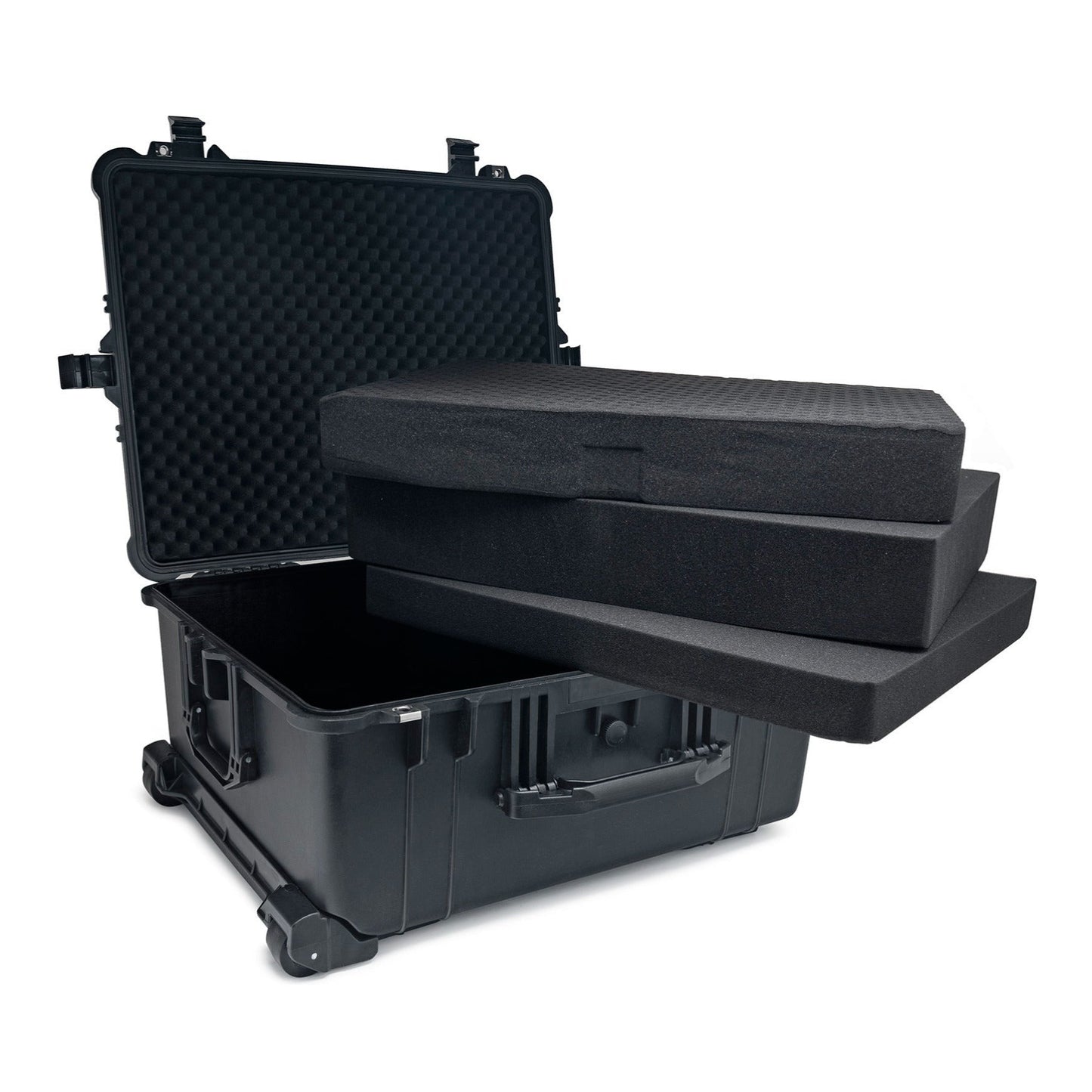 Koah Weatherproof Wheeled Hard Case with Customizable Foam (25 x 20 x 12 Inch)