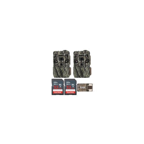 Browning Defender Pro Scout MAX Trail Camera with Memory Card Bundle (2-Pack)