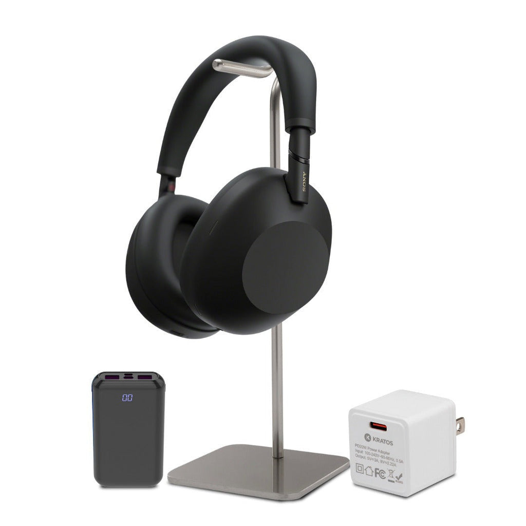 Sony WH-1000XM6 Wireless Noise-Canceling Headphones (Black) with Accessories