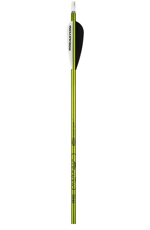 Genesis Archery Easton XX75 30in NASP Arrows for Genesis Bows (6-pack, Green)
