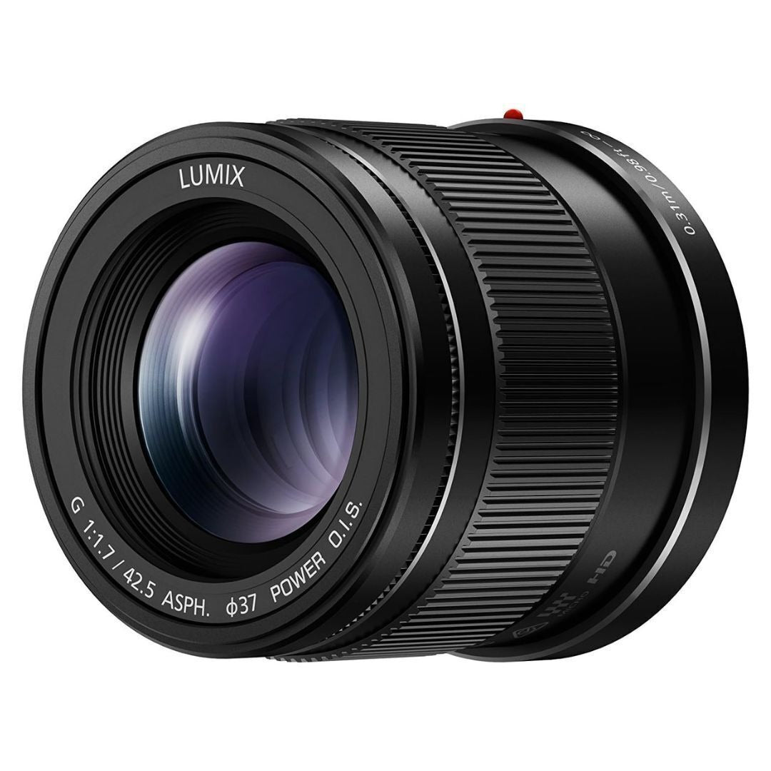 Panasonic LUMIX G 42.5mm f/1.7 ASPH Lens (Black) (Certified Refurbished)