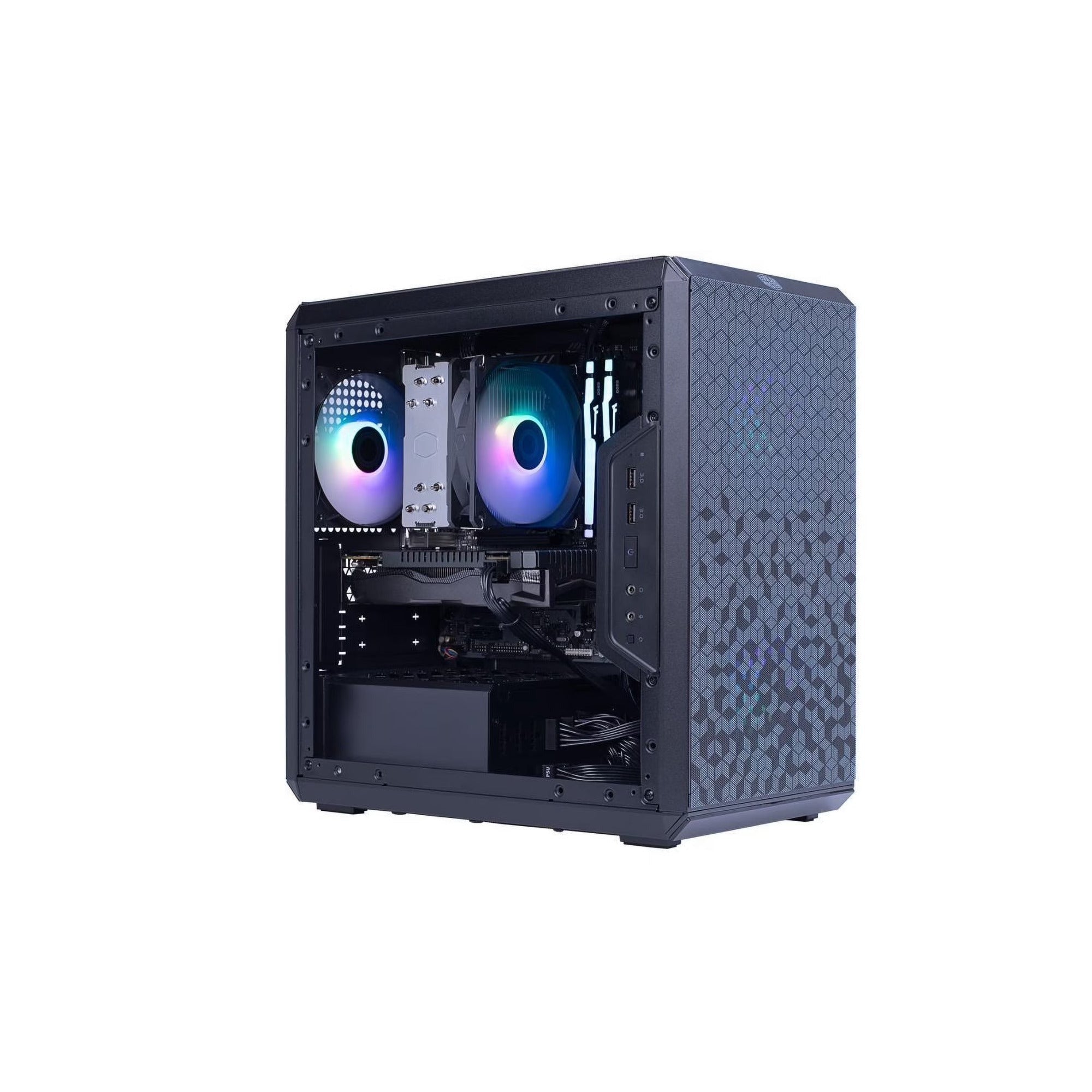 Cooler Master Gaming Desktop PC Ryzen 5 5500 16GB 512GB SSD RTX 3050 Win 11 Home