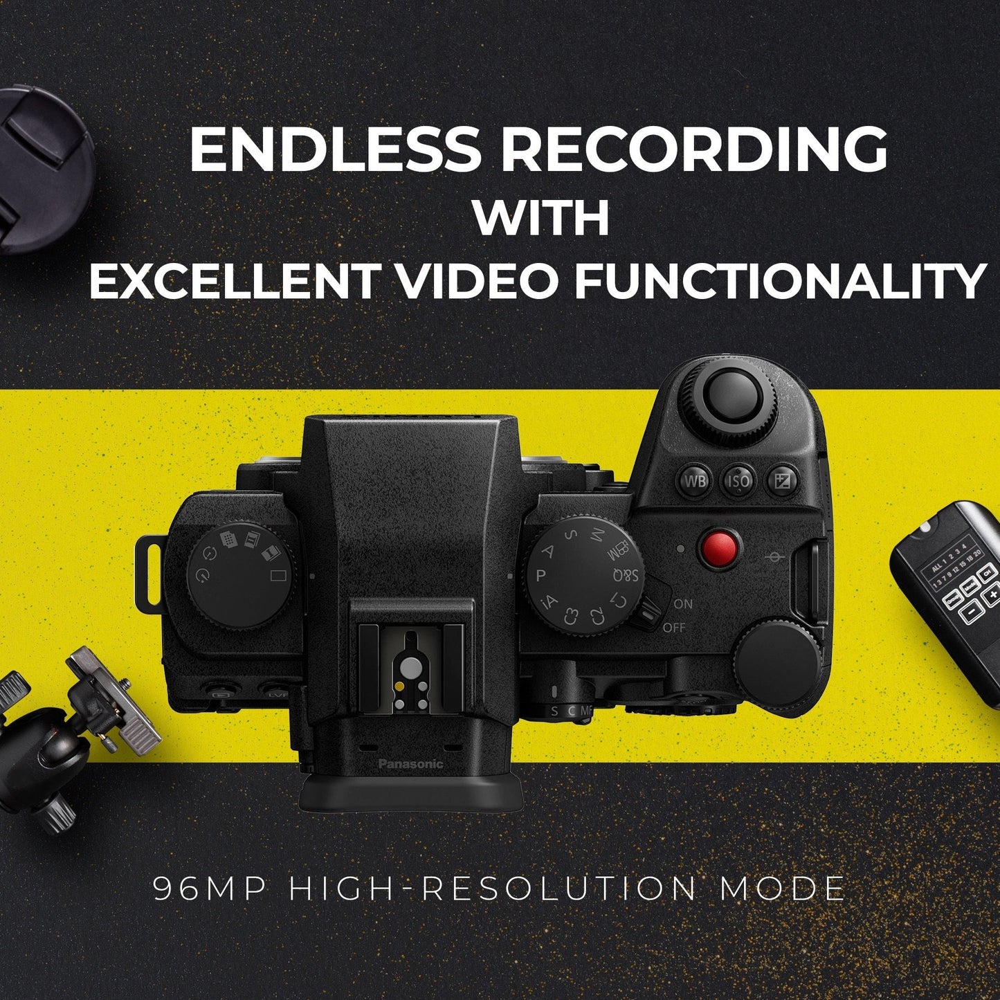 Panasonic Lumix S5 IIX 24.2MP Camera with 20-60mm, 50mm Lens and Lumix S Series 85mm Lens Bundle