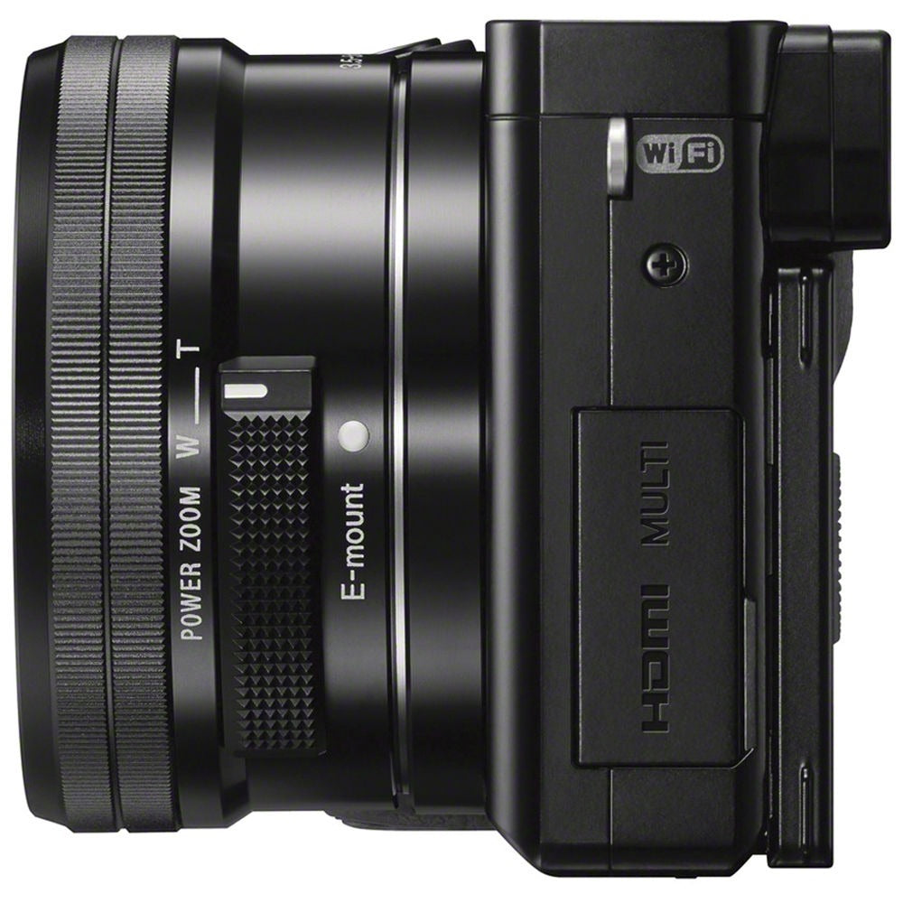 Sony Alpha a6000 24.3MP Mirrorless Digital Camera with 16-50mm OSS Lens (Black)