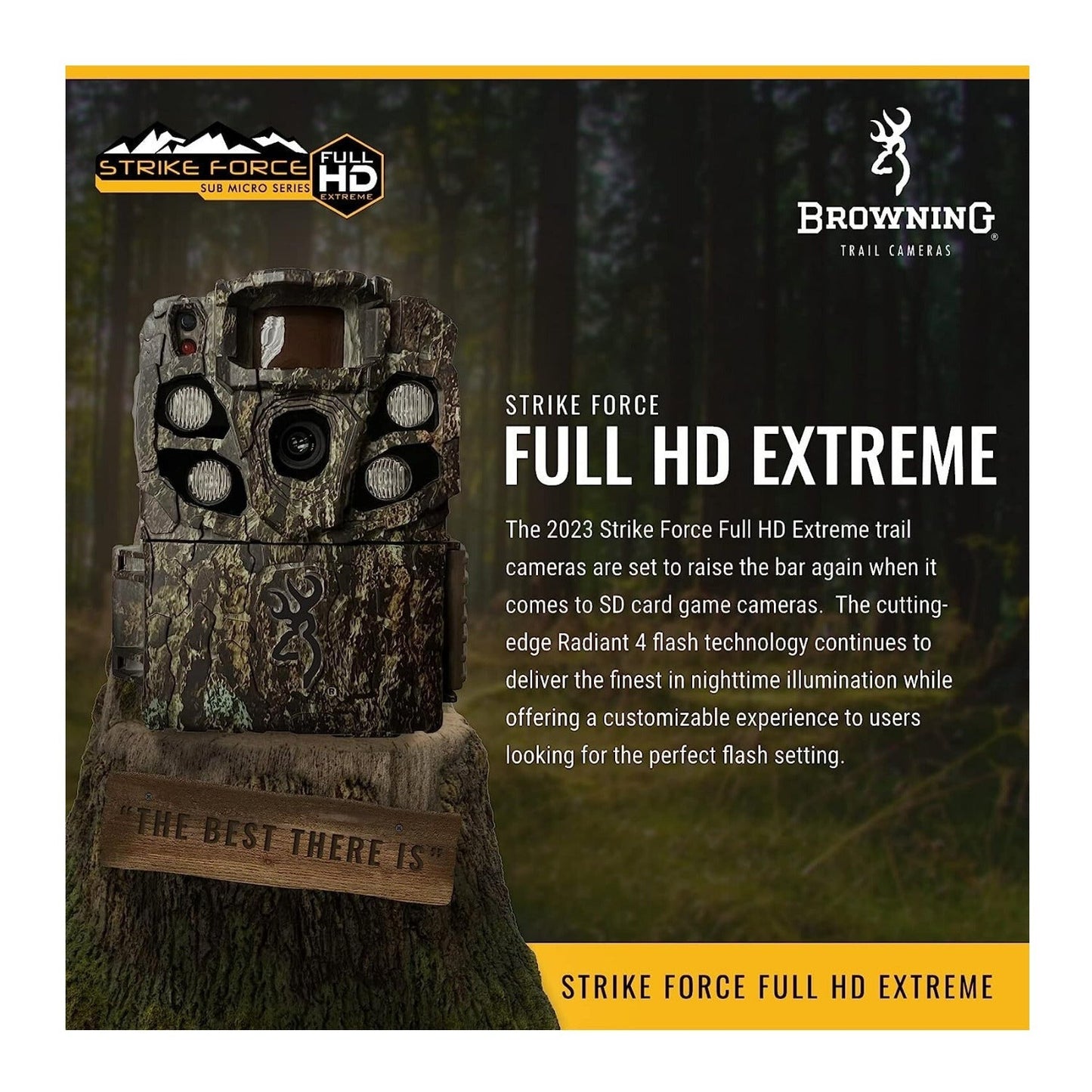 Browning Strike Force Full HD Extreme Trail Camera with Security Box, SD Card Bundle