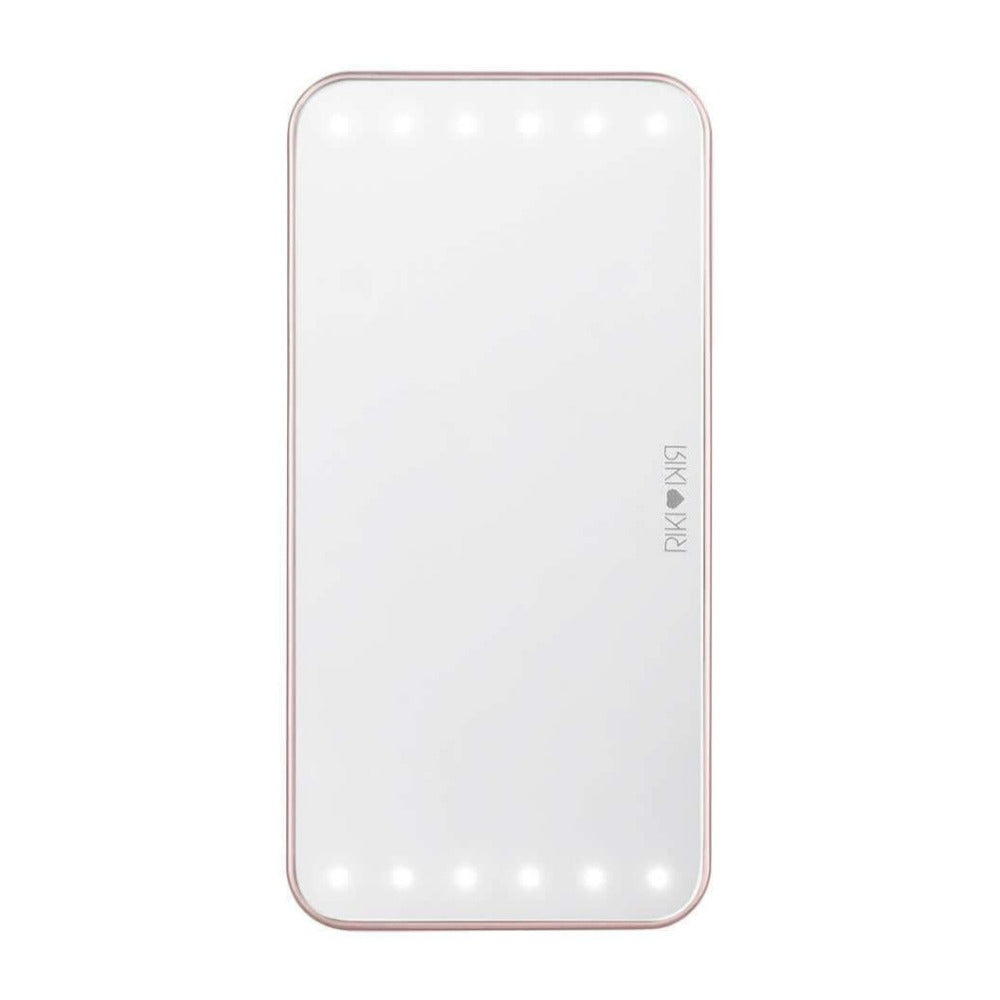 Glamcor RIKI LOVES RIKI RIKI CUTIE Portable Lighted Makeup Mirror (Rose Gold)