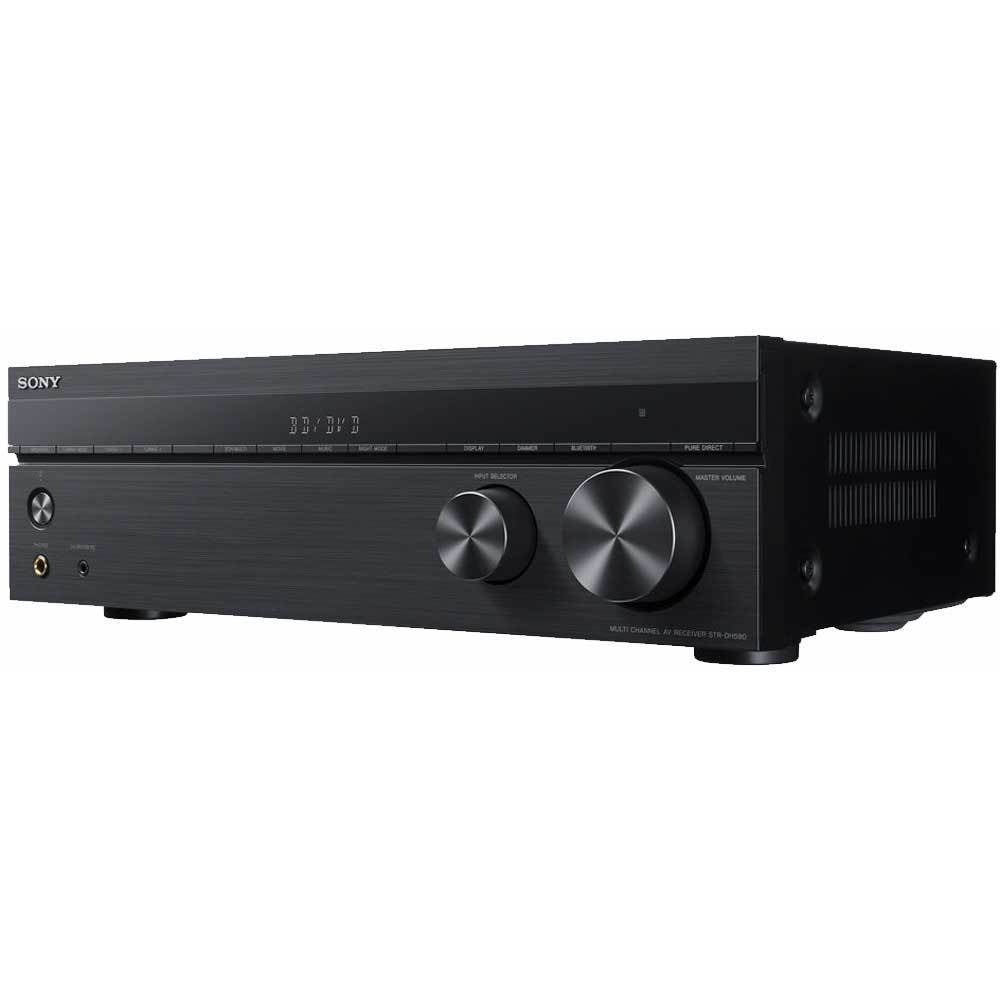 Sony STRDH590 5.2ch Home Theater AV Receiver with Speaker and Subwoofer Bundle