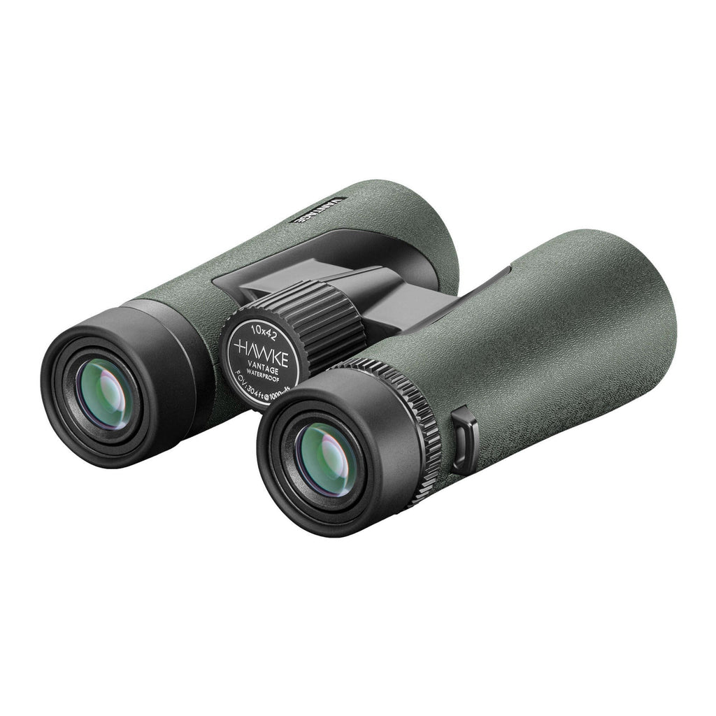 Hawke Sport Optics 8x42 Vantage Binoculars (Green) with Harness Strap Bundle