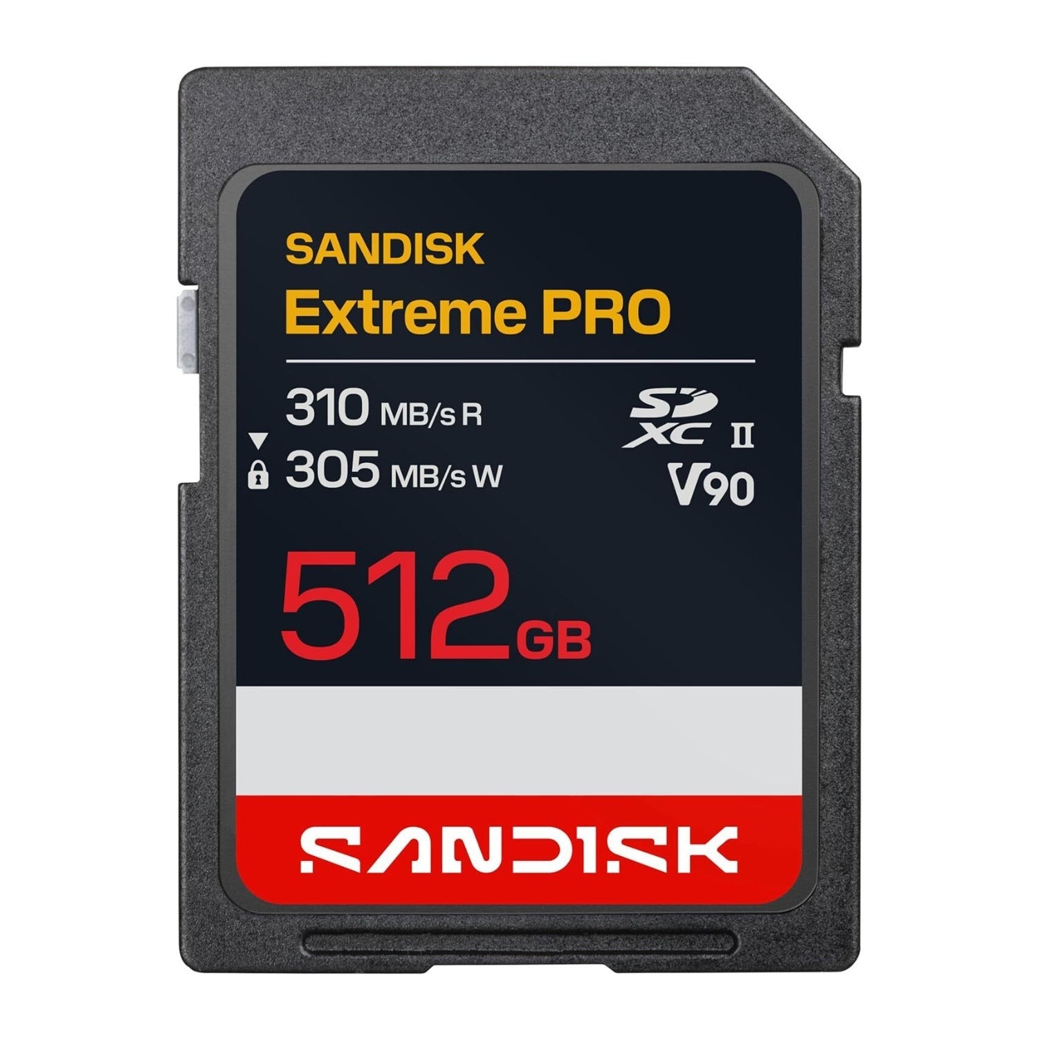 SanDisk 512GB Extreme PRO UHS-II V90 SDXC Memory Card