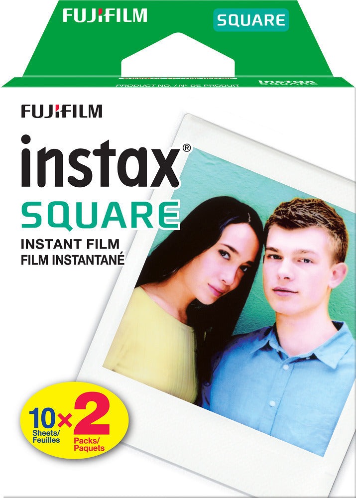 Fujifilm Instax Square SQ1 Instant Camera (Orange) with Film Bundle