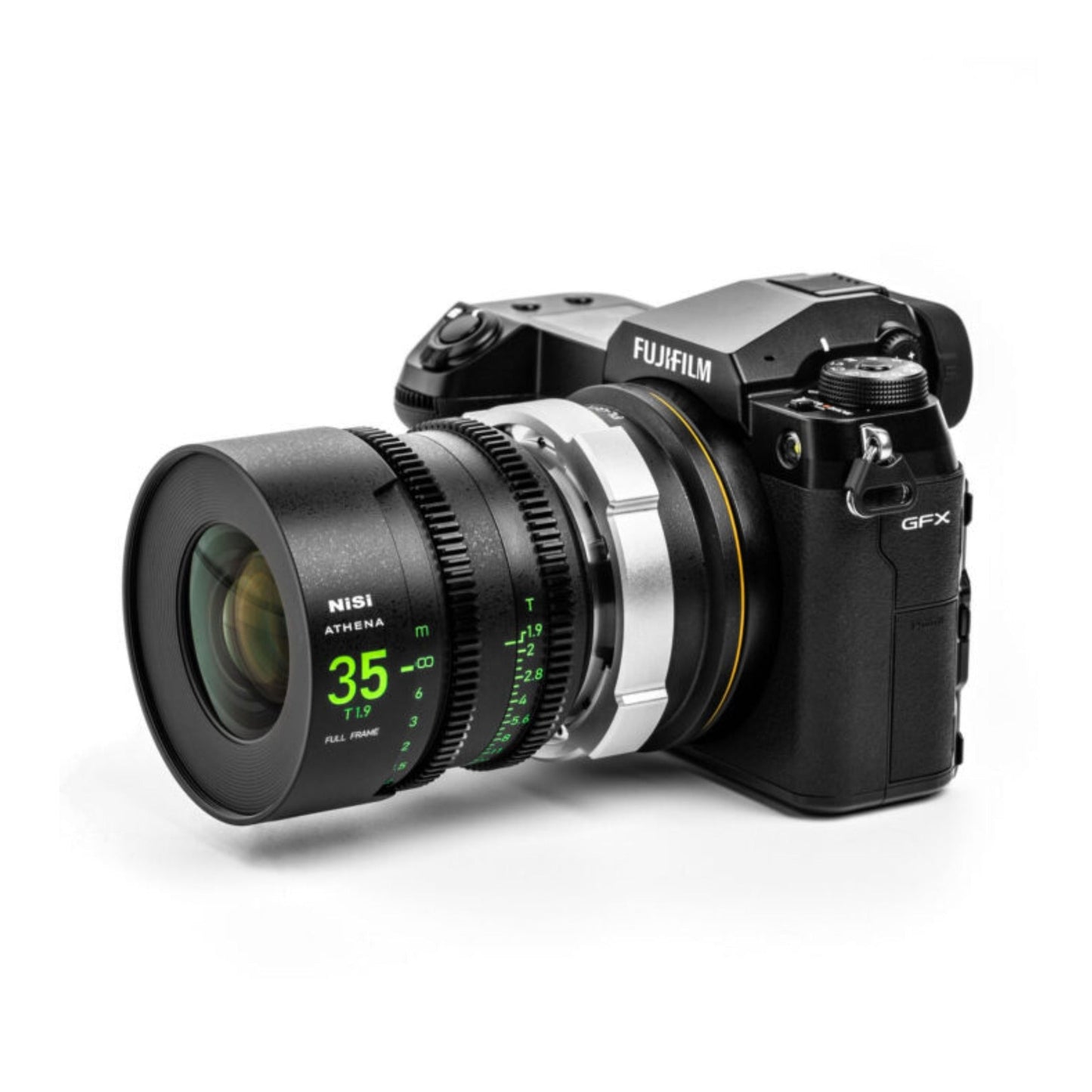 NiSi ATHENA PL-GFX Adapter – Connect PL Mount Lenses to Fujifilm G-Mount Cameras