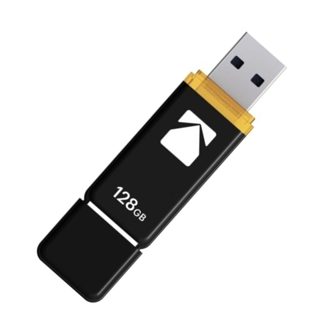 Kodak Classic K100 Cap and Body Series Universal Compatible USB2.0 128GB Flash Drive (5 Pack)