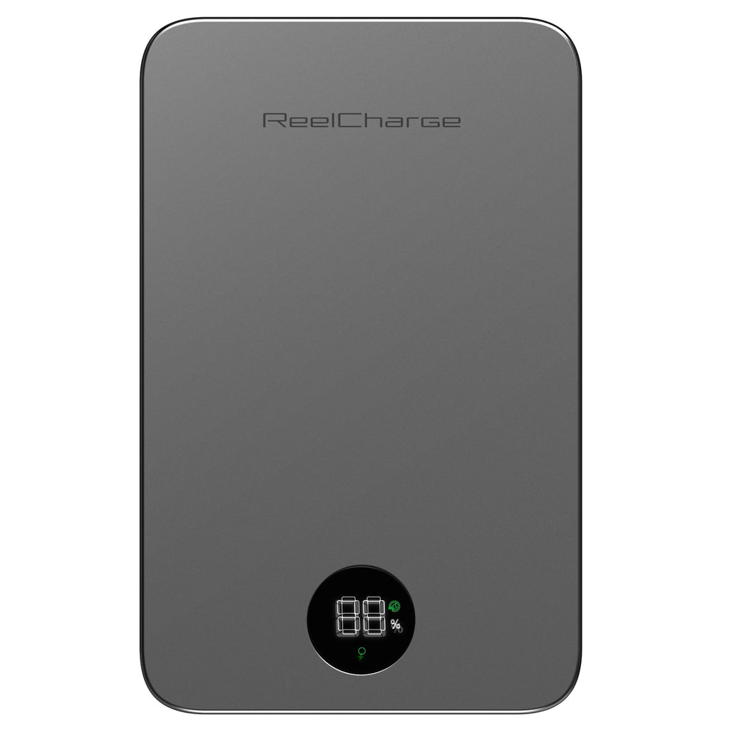 ReelCharge ReelSafe 10,000 mAh Qi2 Power Bank (Gray)