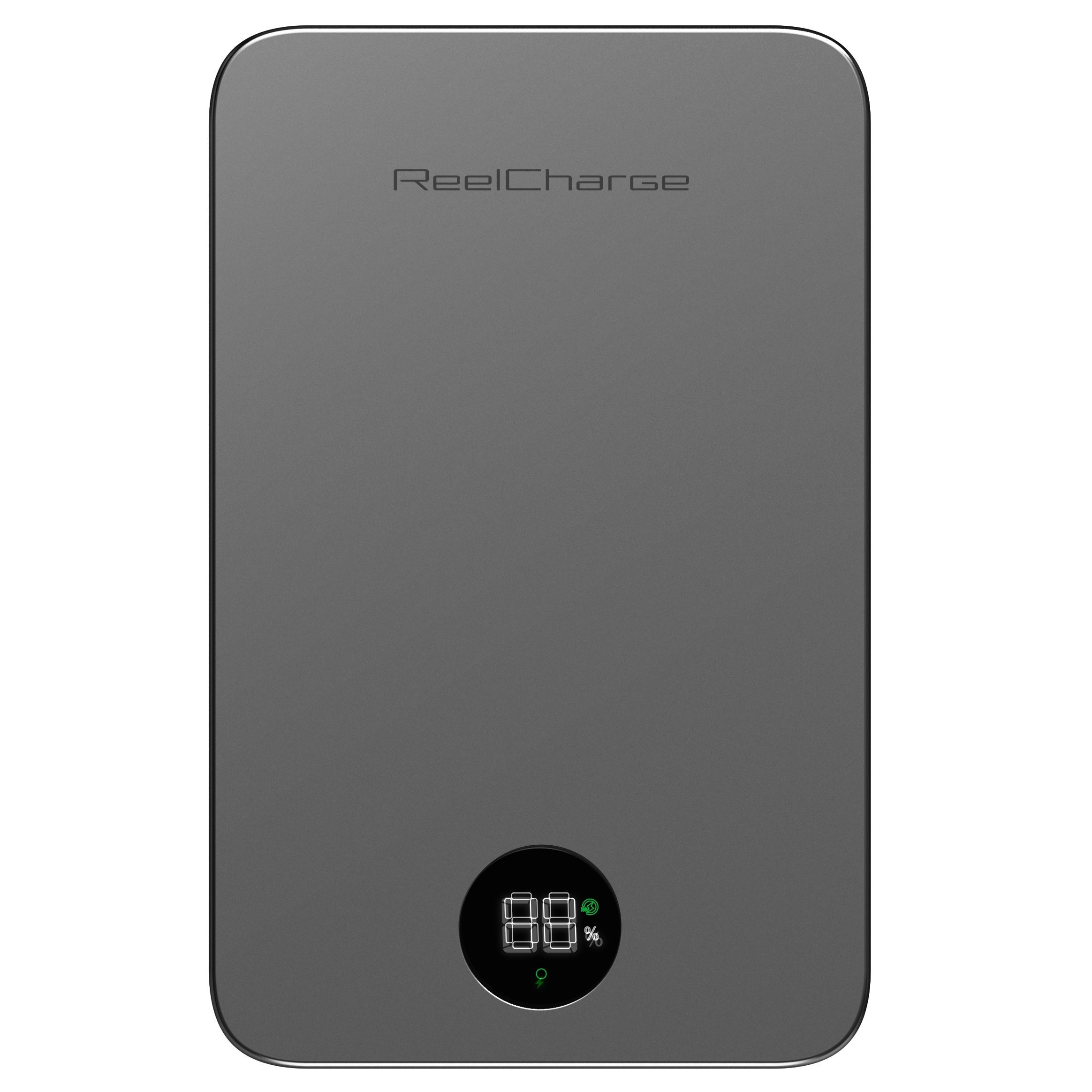 ReelCharge ReelSafe 10,000 mAh Qi2 Power Bank (Gray)